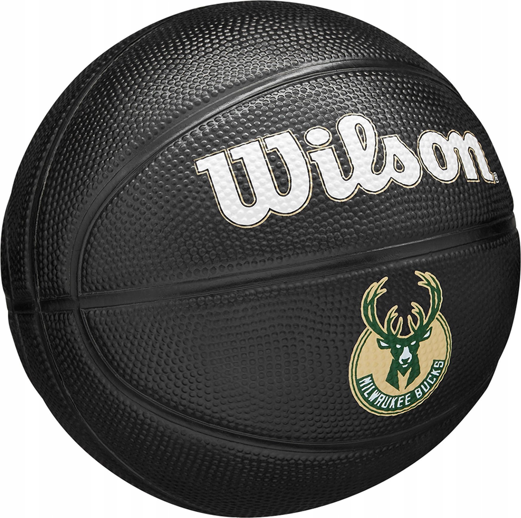 Wilson Wilson Team Tribute Milwaukee Bucks Mini Ball WZ4017606XB Czarne 3