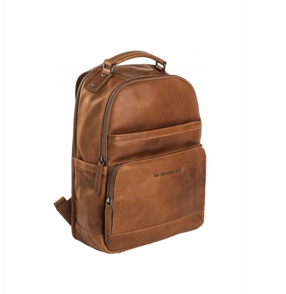 The Chesterfield Brand Austin 14" Laptop Backpack, Cognac