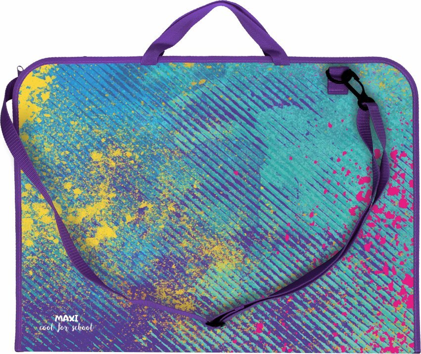 Biurfol Teczka na rysunki rysunkowa A3 z paskiem rączką plastikowa PP Artistic