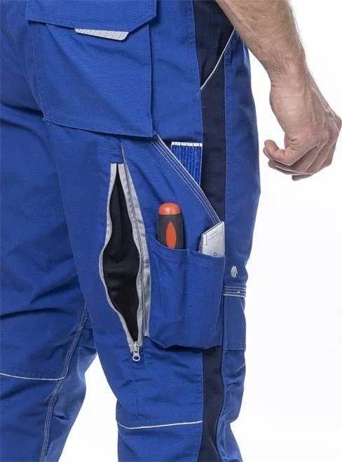 Ardon ARDON URBAN+ - Spodnie ogrodniczki ARDONURBAN+ khaki skrócone - niebieski (królewski) H6545 S