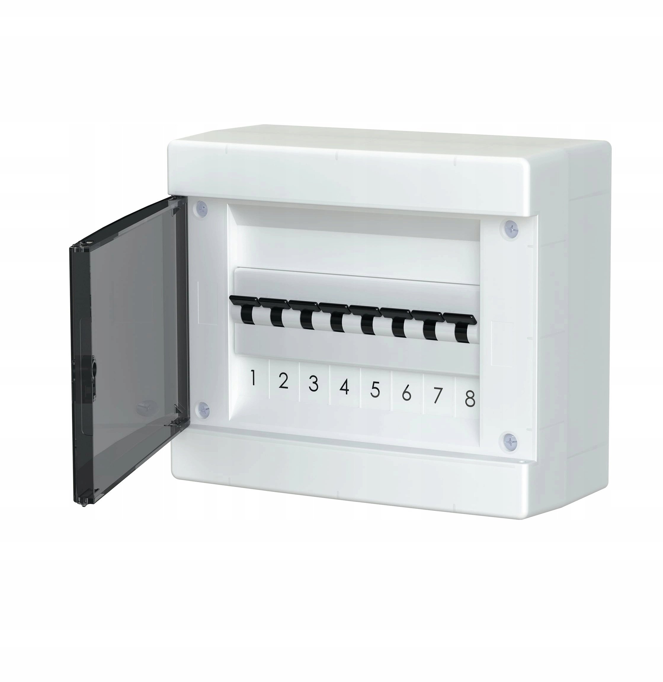 Rozdzielnica modułowa natynkowa plastikowa 1x8 IP40 C.1308-P