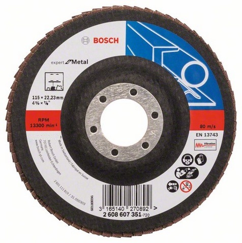 Bosch Listkowa tarcza szlifierska X551 P120 115mm (2608607352)