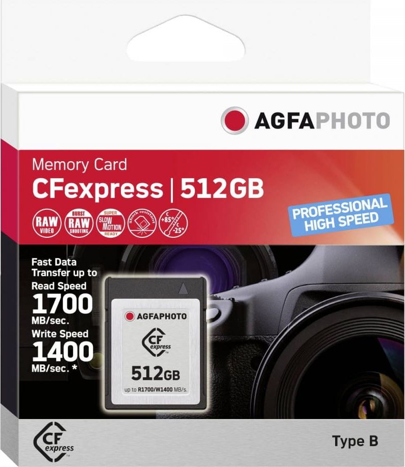 Karta AgfaPhoto Professional High Speed CFexpress 512 GB (10442)
