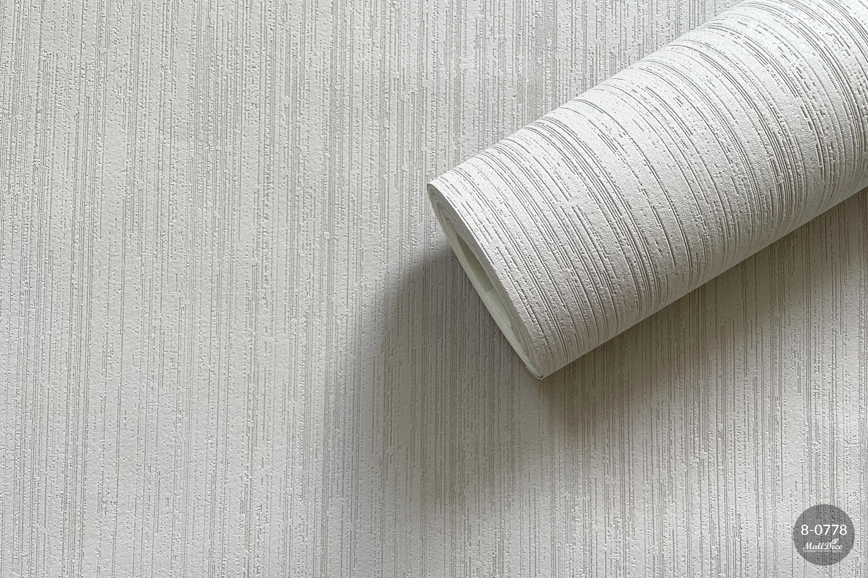 MallDeco TAPETA WINYLOWA BATUMI, JASNOSZARA