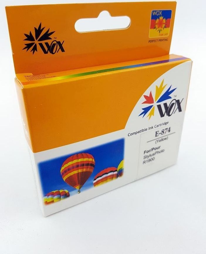 Tusz THI Zgodny Tusz Yellow do EPSON Stylus Photo R1900 / T0874 C13T08744010 / Żółty / 21 ml / zamiennik uniwersalny