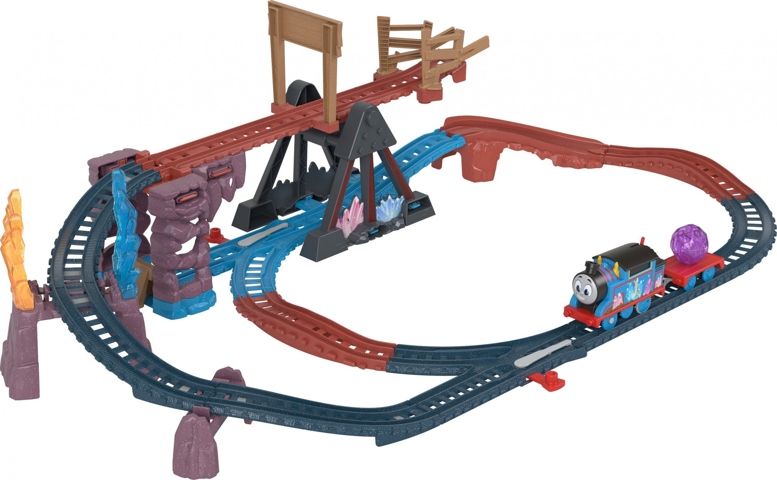 Fisher Price Tomek i Przyjaciele Megazestaw Kryształowa Jaskinia HMC28