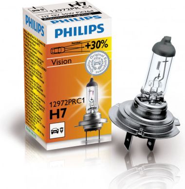 Philips Żarówka H7 Vision +30% 12V 55W PX26D