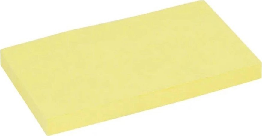 PULLMAN Karteczki samoprzylepne 75x125 PULLMAN P0021 żółty 100 kart