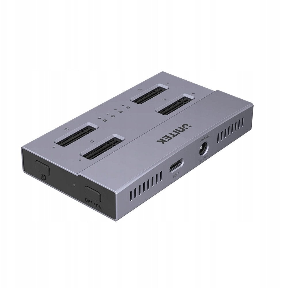 Unitek USB4 4-kieszeniowa stacja dokująca/ klonująca M.2 SSD