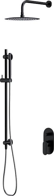Zestaw prysznicowy Cersanit Crea czarny (S952-009)