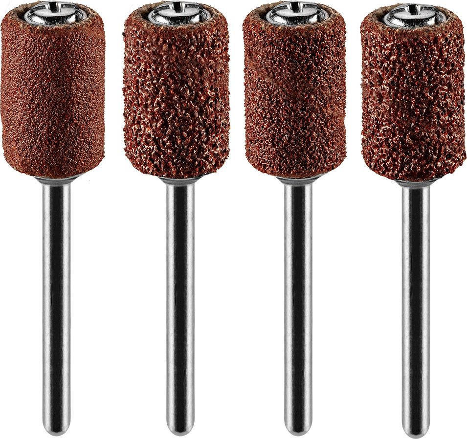 Graphite Taśma szlifierska (Taśma szlifierska 6.3 mm, K60, K80, K120, K240, zestaw 100 szt, + trzpień 3.2 mm, 2szt.)