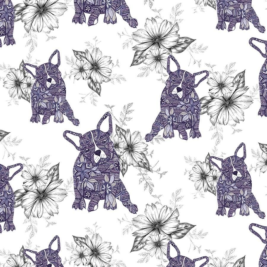 Clear Creation Karnet kwadrat CL0404 Etniczne psy