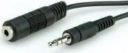Kabel Roline ROLINE 3.5mm Jack Extension Cable. M/F. Black 2.0m
