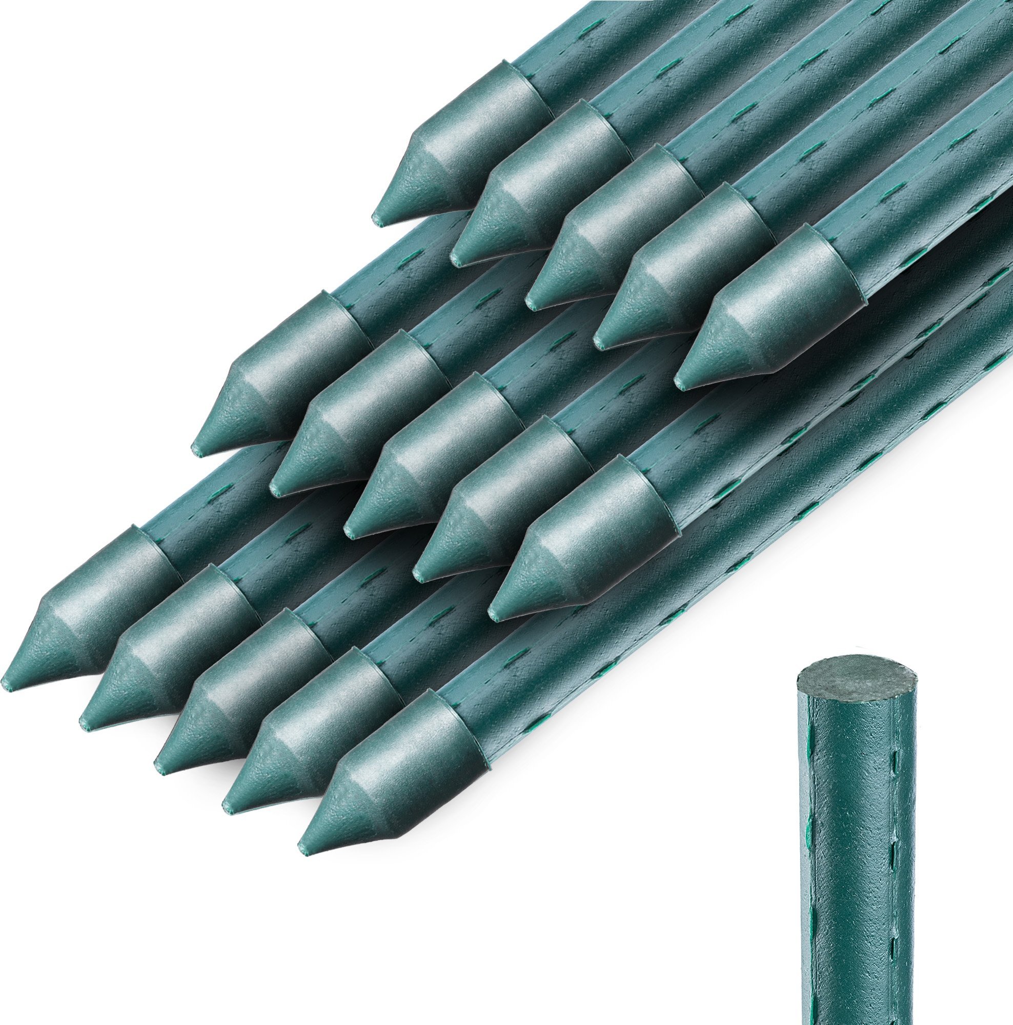 Kadax KADAX Tyczka Do Roślin 90cm Podpora Pomidorów Palik Kwiaty Powlekana 15szt