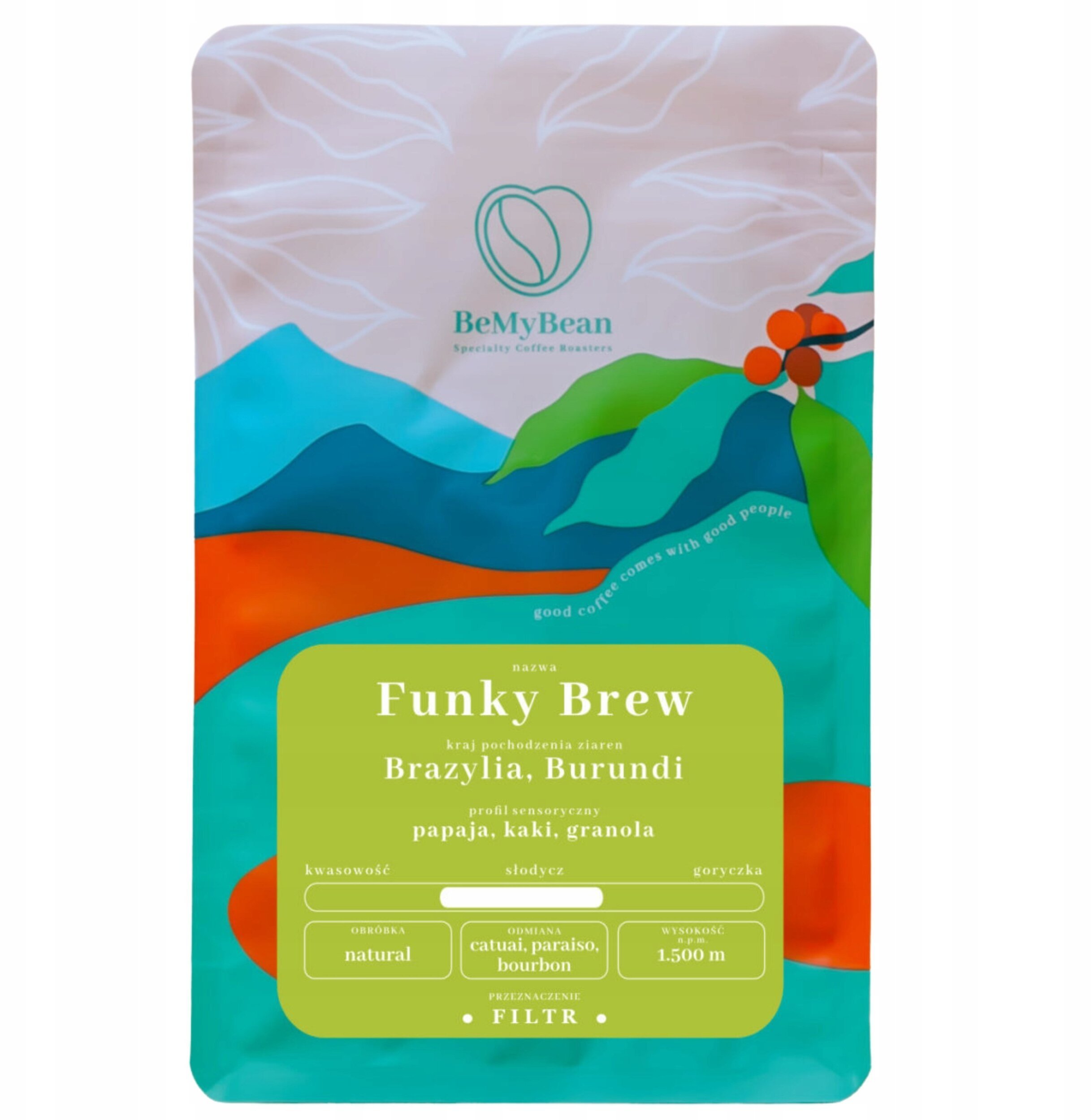 Kawa ziarnista BeMyBean Funky Brew 250 g