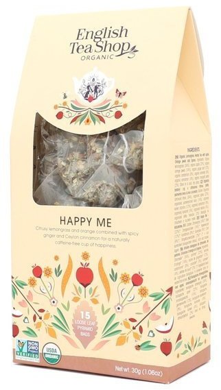 English Tea Shop Herbata ziołowa Happy Me 15 piramidek