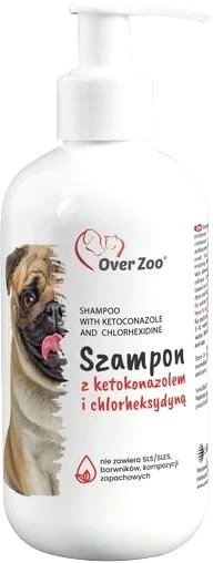 Over Zoo Szampon Dla Psa Kota Chloroheksydyna 250ml