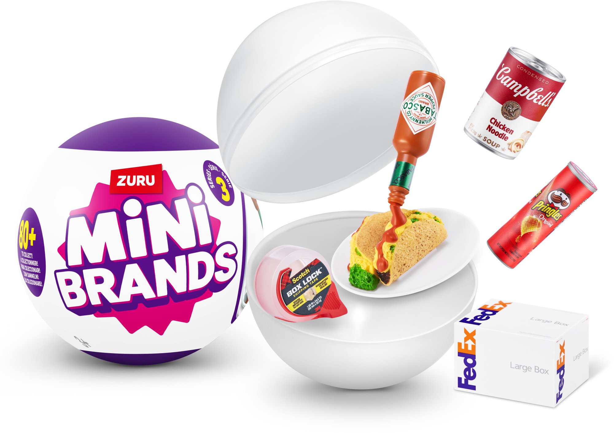 Figurki Mini Brands Global Brands Seria 3 1 sztuka