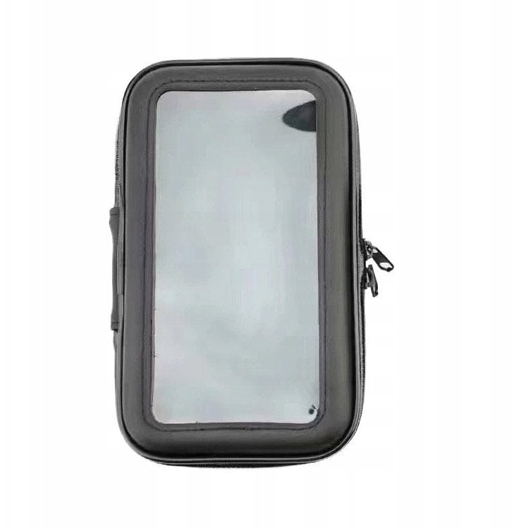Rowerowy wodoodporny motocyklowy uchwyt torba sakwa na telefon na kierownicę XL (max wymiar telefonu: 165 mm x 80 mm) czarny (bez mocowania do kierown