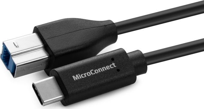 Kabel USB MicroConnect USB-C - USB-B 3 m Czarny (USB3.1CB3)