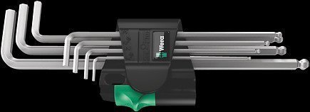 Wera ZESTAW KLUCZY TRZPIENIOWYCH Z KULKĄ HEX PLUS 7CZ, MAGNETYZER