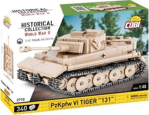 Cobi 2710 Historical Collection WWII Czołg PzKpfw VI Tiger 131 340 klocków