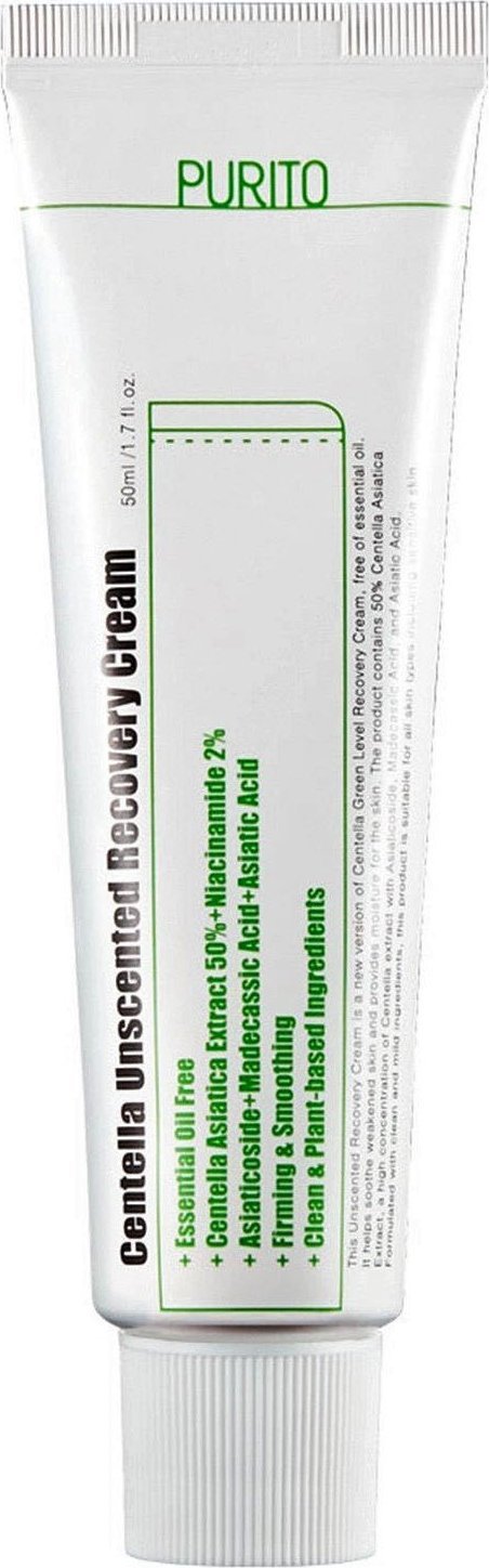 Purito PURITO_Centella Unscented Recovery Cream regenerujący krem na bazie wąkroty azjatyckiej 50ml