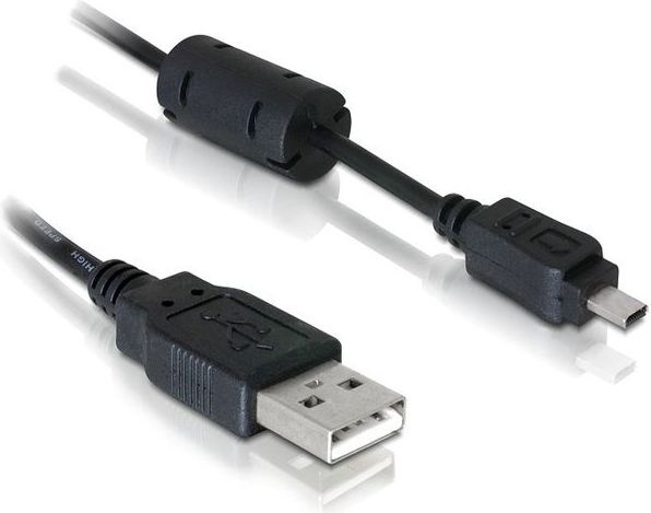 Delock KABEL USB MINI 2.0 8 PIN NIKON 1,8M UC-E6 (82414)