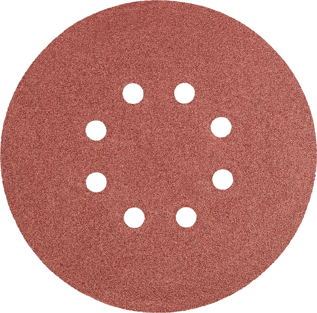 Graphite Krążki ścierne (Krążki ścierne 150 mm, K100, 5 szt., z 8 otworami)
