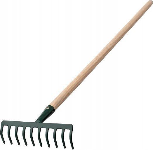 Kadax Grabie Do Trawy Liści Ogrodu Z Trzonkiem 10-Zębne