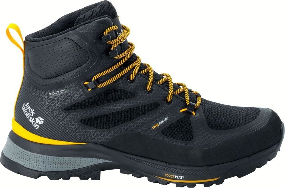 Buty trekkingowe męskie Jack Wolfskin Force Striker Texapore Mid czarne r. 45