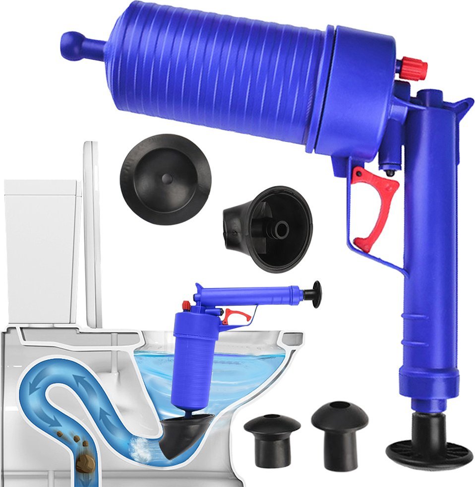 Verk Pistolet do udrażniania rur przepychacz wc kret Pistolet do udrażniania rur przepychacz wc kret