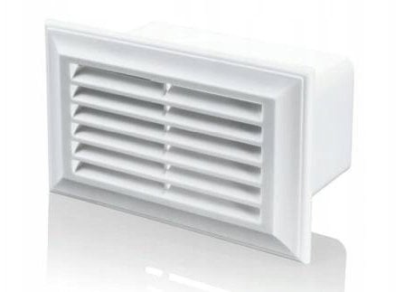 Kratka do kanału płaskiego 55X110 biała EL55