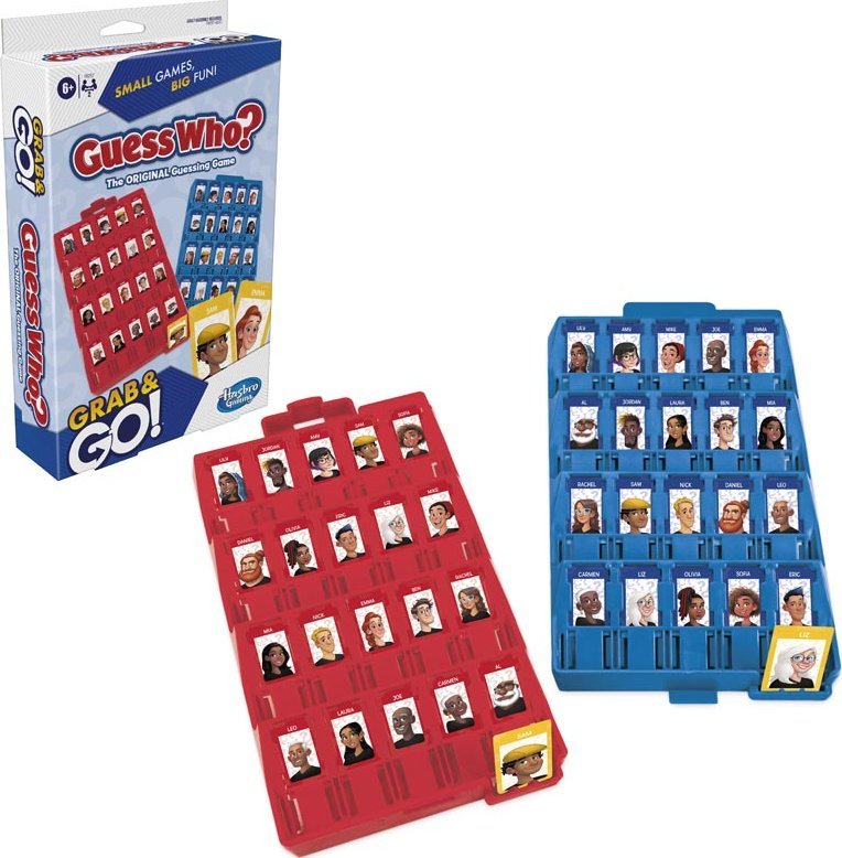 Hasbro Travel game Guess Who Grab&Go