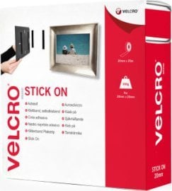 Velcro Samoprzylepny rzep VELCRO 20 mm x 25 m czarny