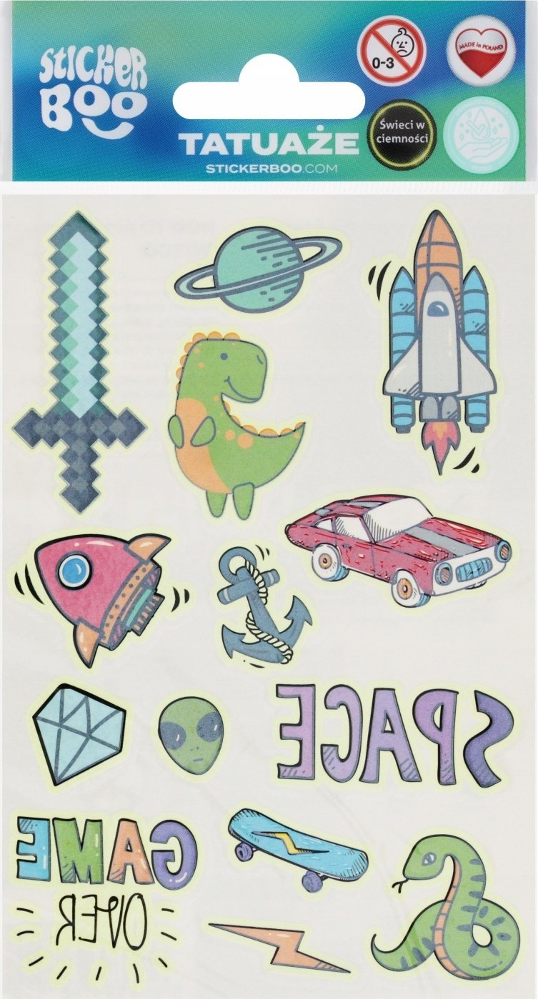 TATUAZ SWIECACY W CIEM 100X175 S-B00 PBH 1/1