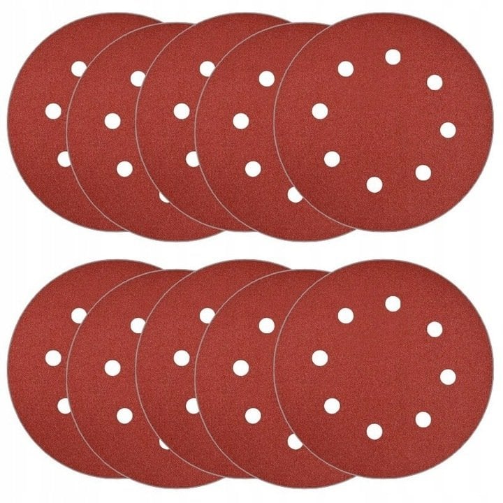 Papier ścierny na dysk z otworami 190mm P80 (10szt. opak.) /Szlifierka gipsu/ (10/1000)