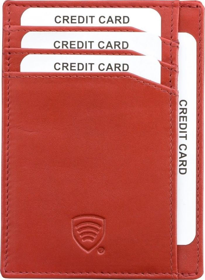 KORUMA Czerwone etui na karty antyRFID - Koruma (KUK-63TPR) Uniwersalny