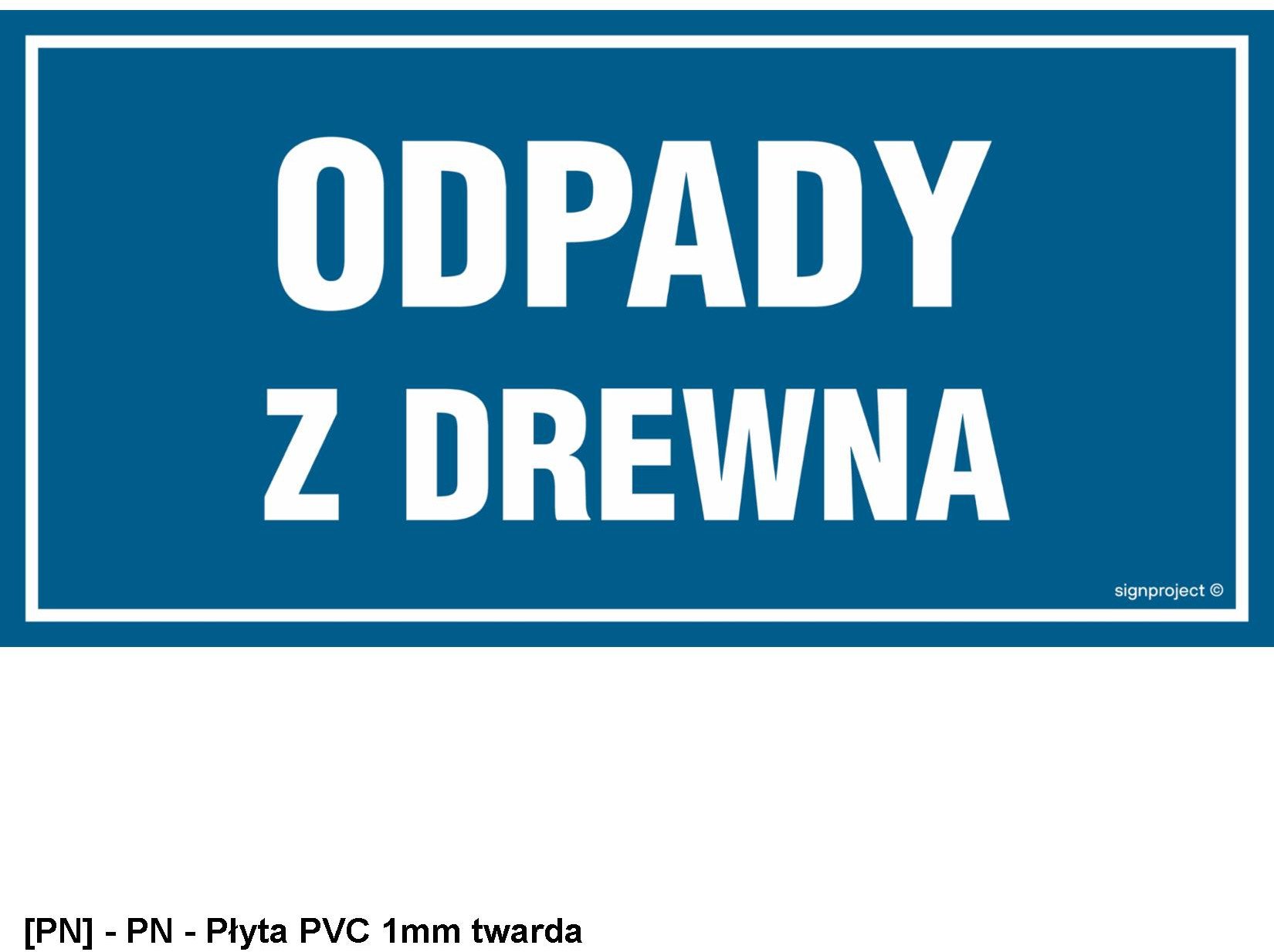 OA107 - Odpady z drewna 300x150