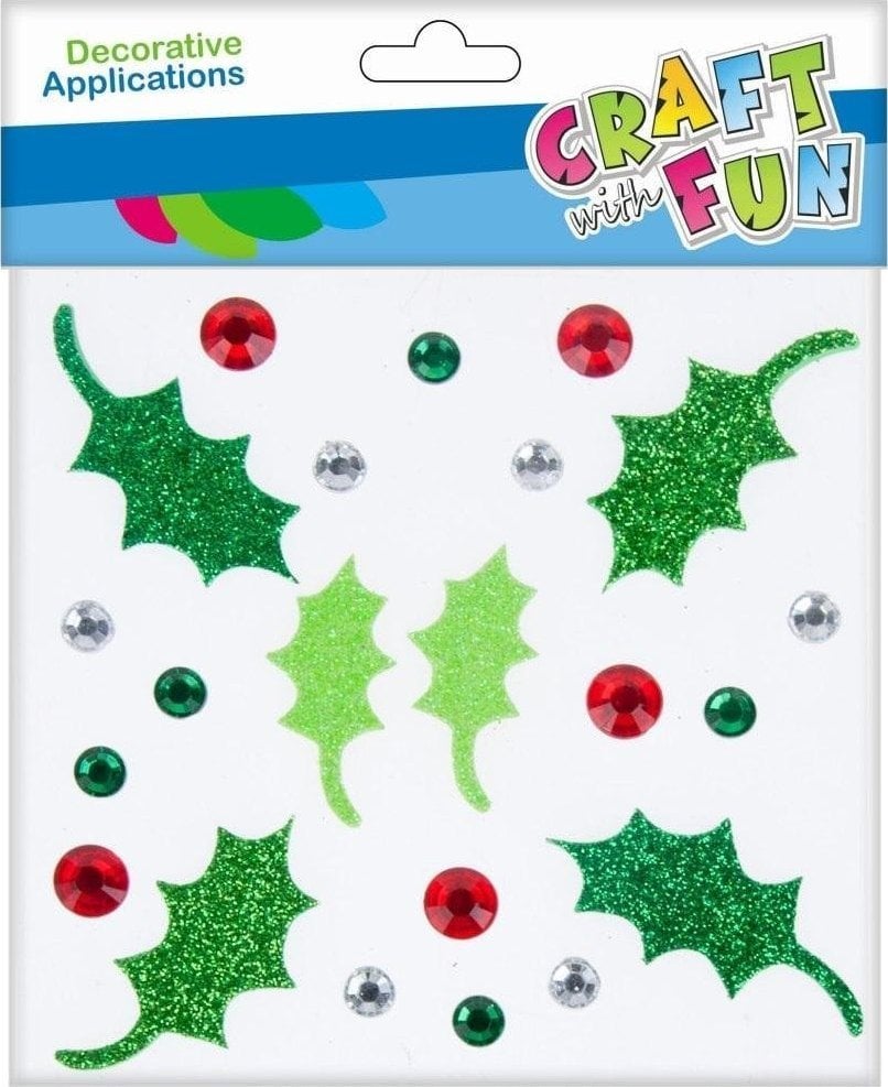 Craft with Fun CF OZDOBA DEK EVA LISTKI SPRZYL 23SZT PBH 12/288