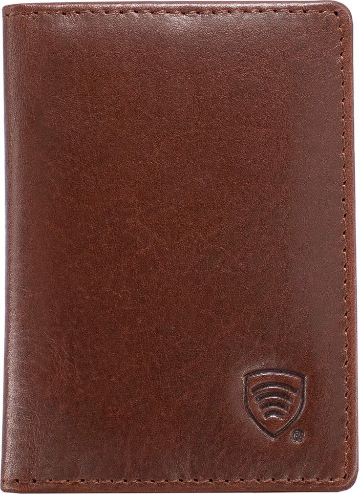 KORUMA Mały skórzany portfel (brąz) KUK-77TOBR Uniwersalny