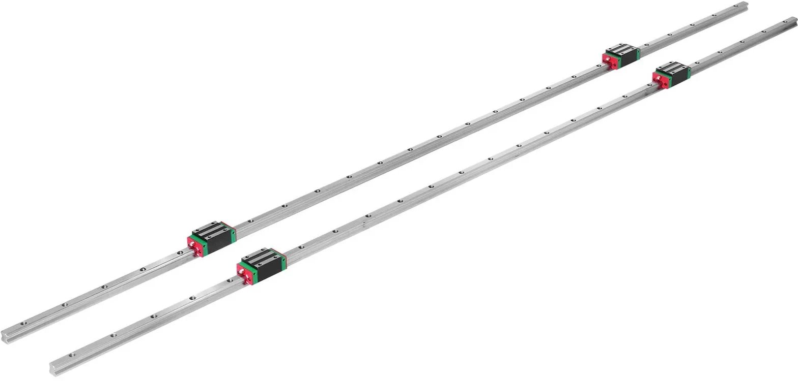 Szyna liniowa 15-1500mm 2 szt. z prowadnicami do CNC routera - zestaw