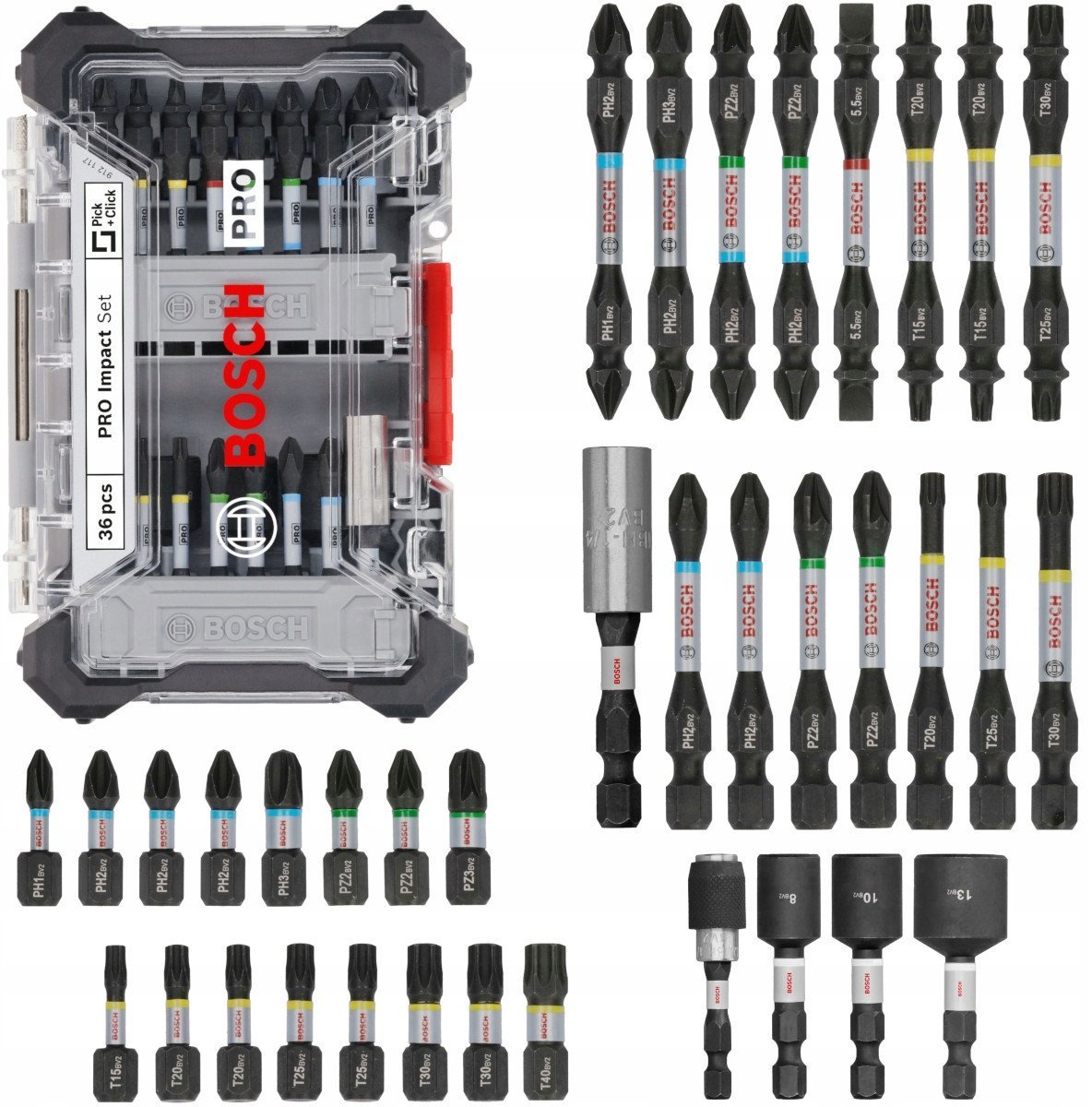 BOSCH PRO SDB IMPACT BIT SET 35