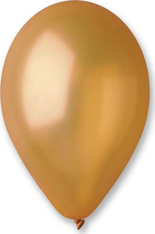 Gemar Balony metaliczne Złote, GM120, 33 cm, 50 szt.