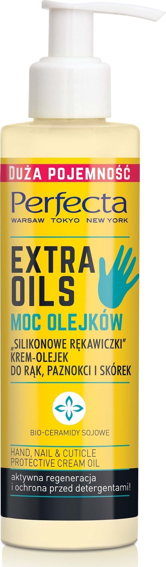 Perfecta Extra Oils Krem-Olejek do rąk "Silikonowe Rękawiczki" 195ml