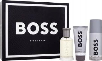 SET HUGO BOSS Bottled EDT spray 100ml + SHOWER GEL 100ml + DEO spray 100ml