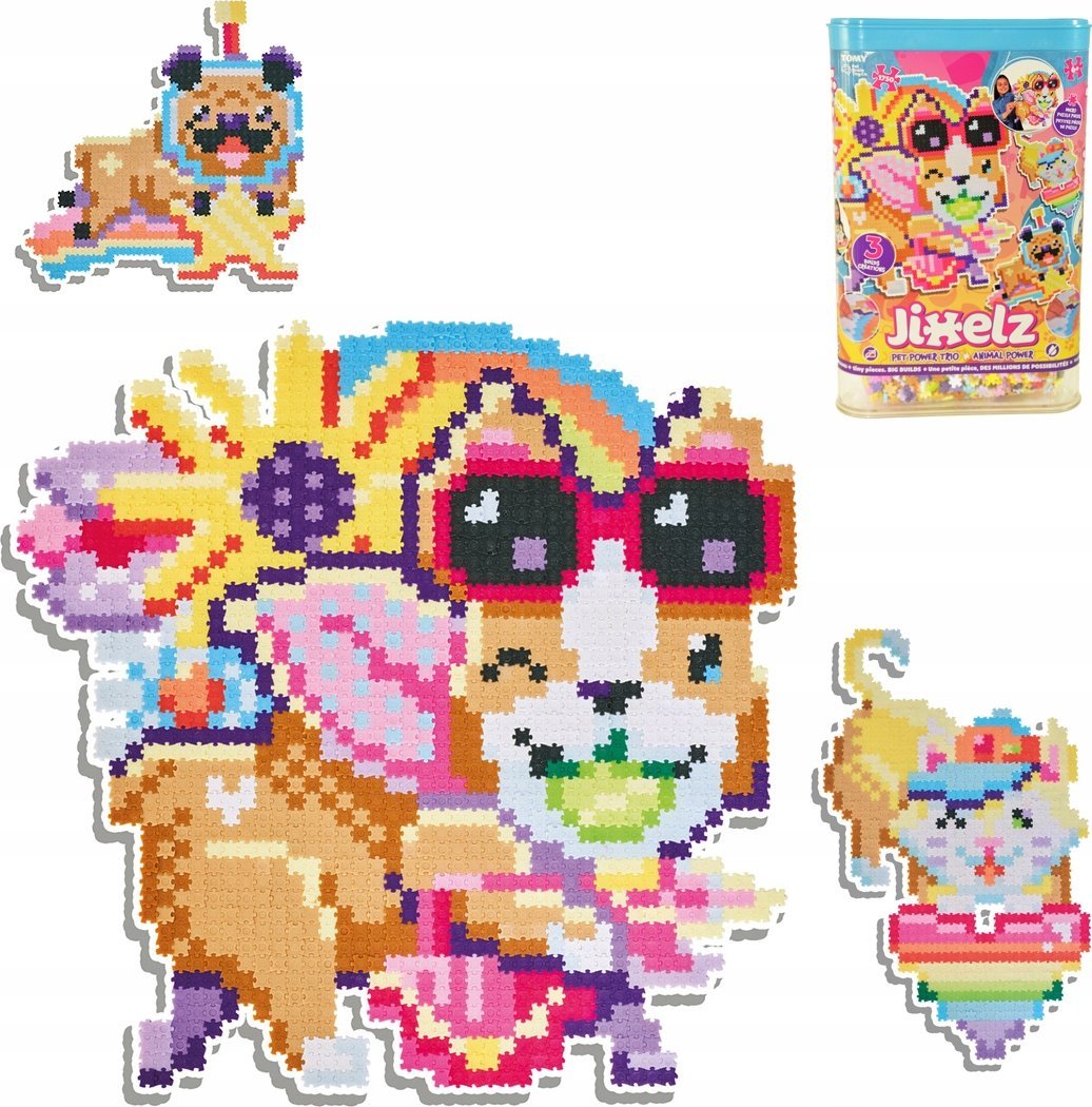 Qelements Puzzle 1750 Pixelki Jixelz Domowe pupilki