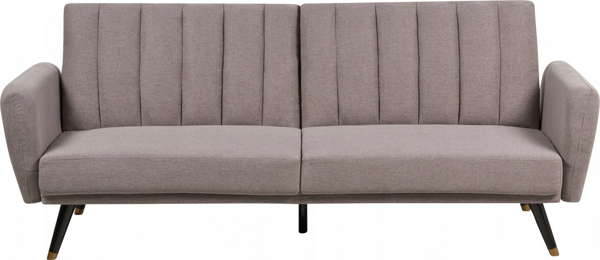 Beliani Sofa rozkładana jasnobrązowa VIMMERBY