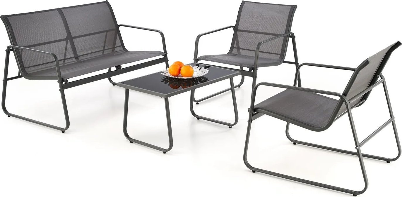 Halmar Zestaw mebli ogrodowych CONOR szary HALMAR