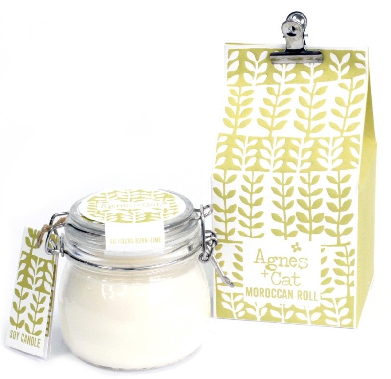 Świeca sojowa w słoiku - Moroccan Roll
